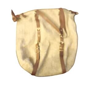 Gap straw satchel natural large handbag purse